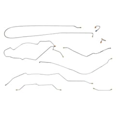 (1970) Brake Line Set-2wd-Long-Leaf-Power